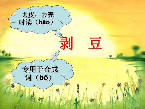 剥豆PPT