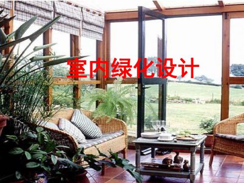 室内绿化设计项目二 任务一