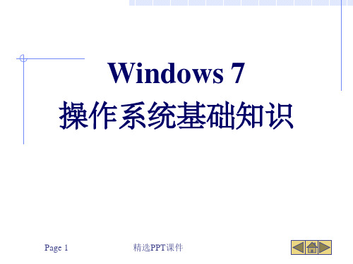 Windows-7操作系统基础知识ppt课件