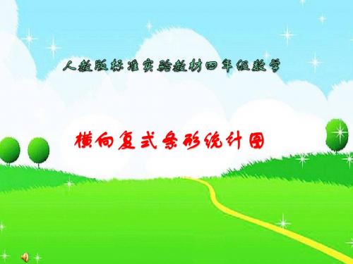 人教版标准实验教材四年级 横向复式条形统计图《合理安排时间》课件