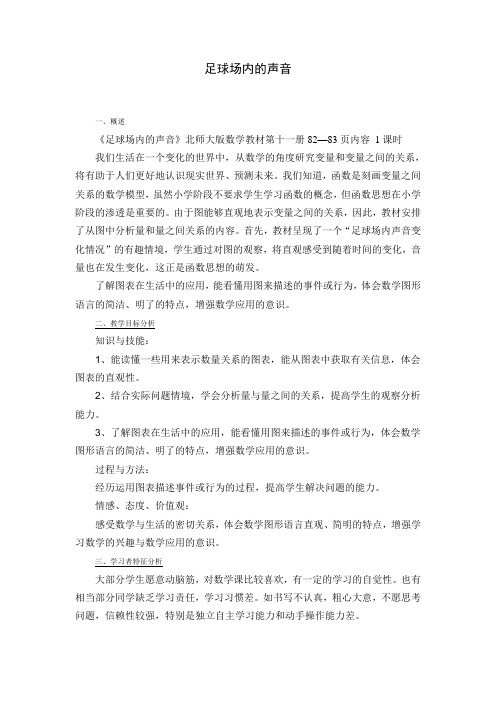 足球场内的声音