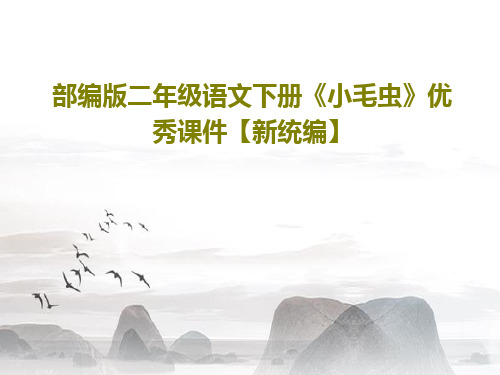 部编版二年级语文下册《小毛虫》优秀课件【新统编】30页PPT