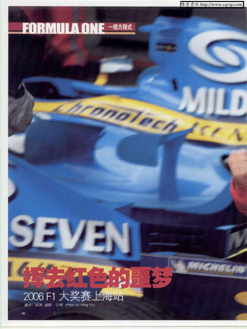 挥去红色的噩梦 2006F1大奖赛上海站