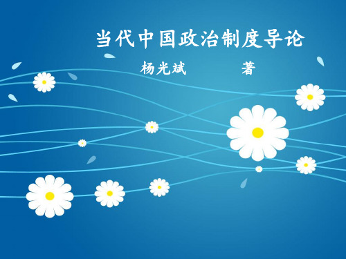 当代中国政治制度导论第十一章