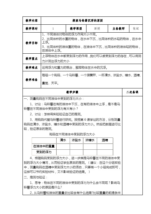 8探索马铃薯沉浮的原因