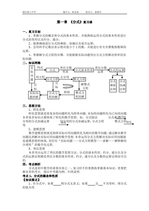 分式复习课