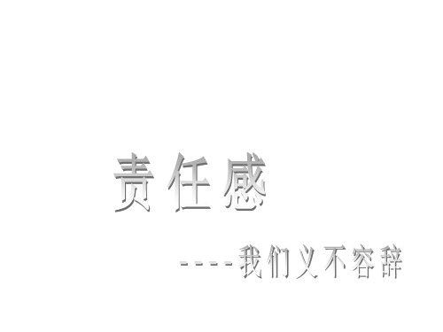 中学生责任感-PPT(精)..