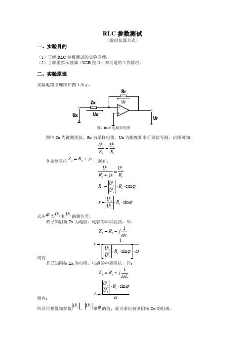 RLC参数测试方法