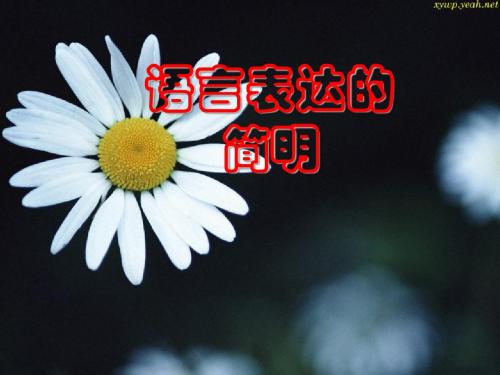 【高考语文】高考复习语言表达的简明ppt2
