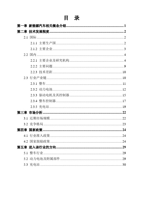 2010年新能源汽车市场报告