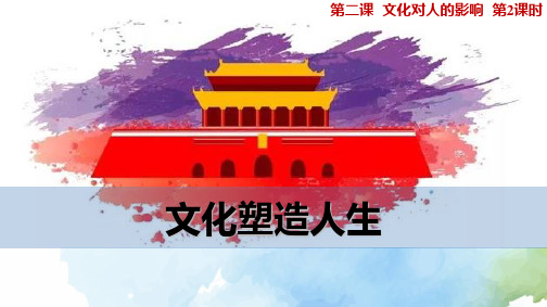 高中政治必修3精品课件14：2.2 文化塑造人生