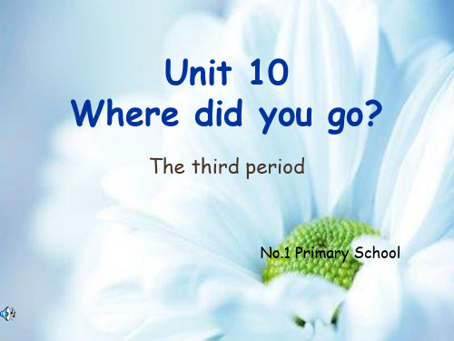 英语五下：unit 10 where were you yestoday教学课件(2)