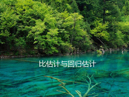 比估计与回归估计