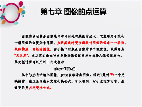 《图像的点运算》PPT课件