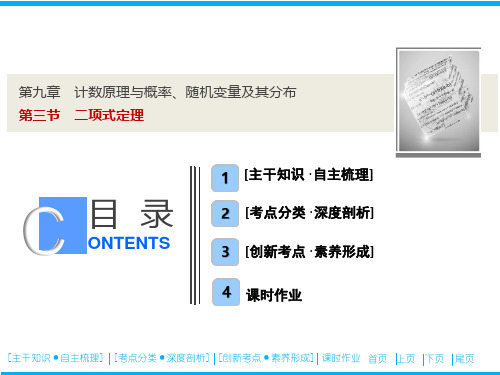 高三数学精品课件：二项式定理