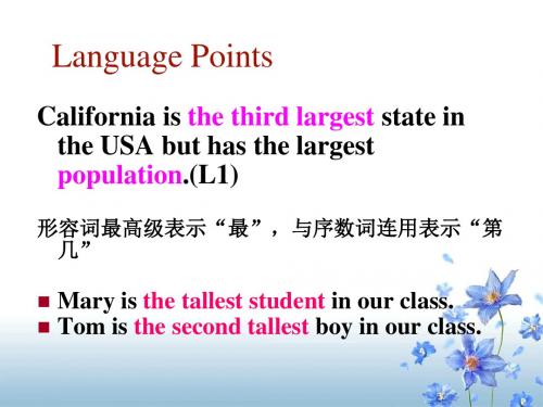 人教版选修8-Unit+1+A+land+of+diversity+language+points(共18张PPT)