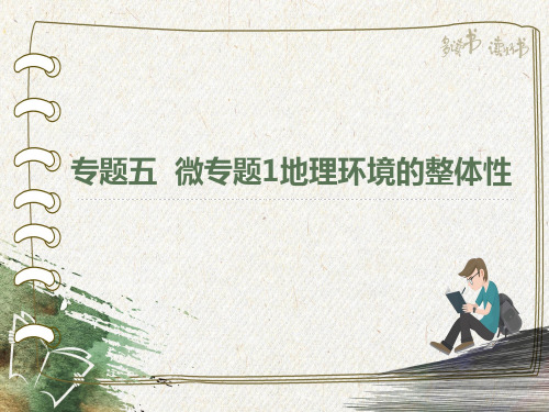 高考地理二轮复习(课件)地理环境的整体性