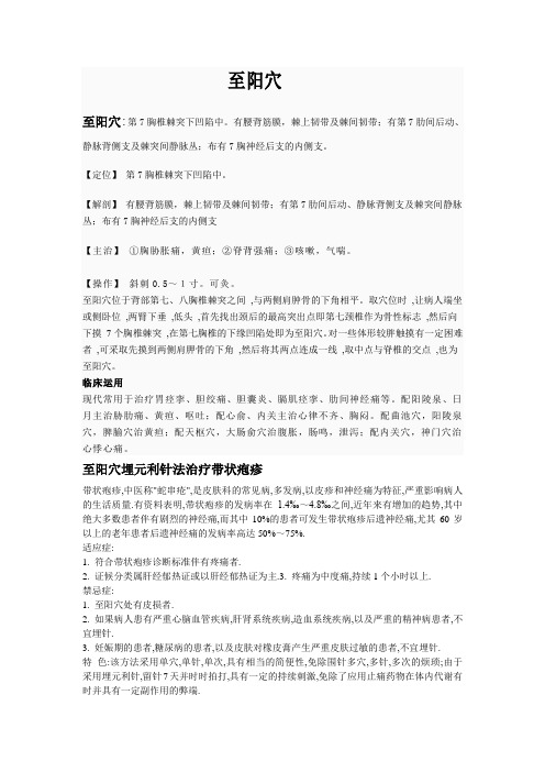 至阳穴