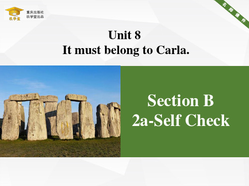 九年级英语全册 Unit8_SectionB(2a-Self_Check)名师课件
