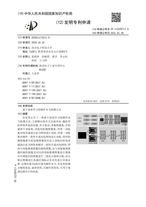 基于深度学习的硬件木马检测方法[发明专利]