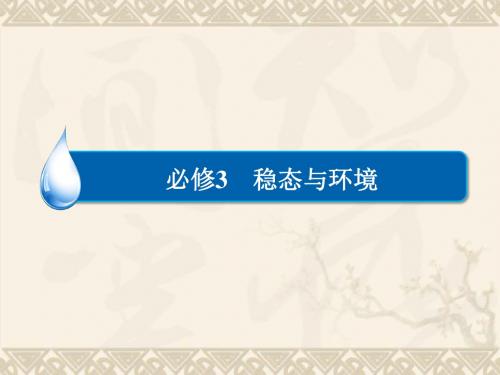 高考生物一轮复习精讲(最新考纲+核心考点)第九单元 第31讲 种群的特征和数量的变化课件 新人教版必修3