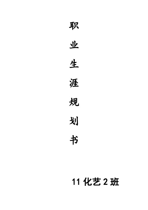 大学生职业生涯规划书范文  朱翔