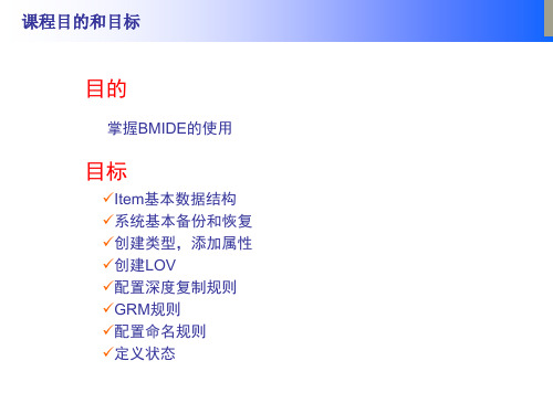 Teamcenter业务建模器BMIDE学习