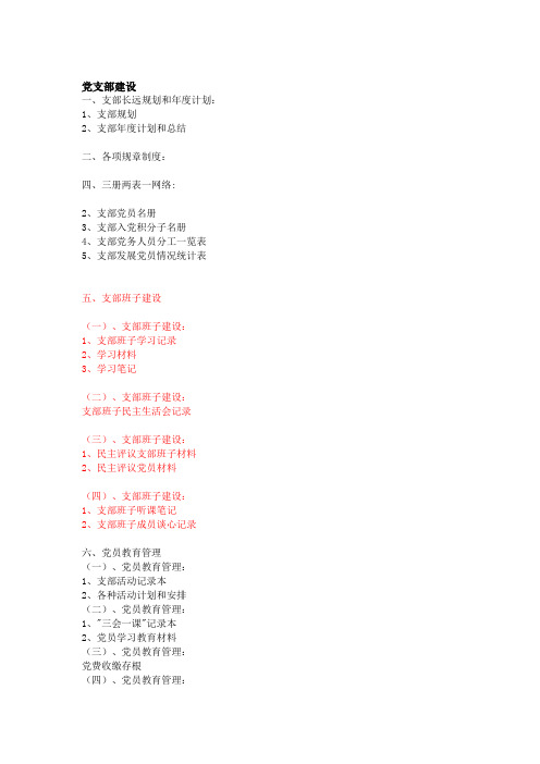党支部建设篇