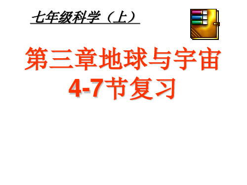 地球与宇宙复习课件4-7