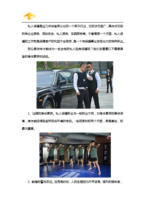 私人贴身保镖