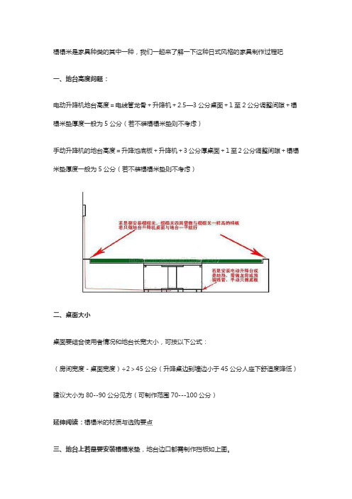 榻榻米的制作工艺与过程