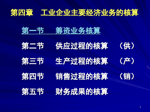 第四章 工业企业主要经济业务的核算.ppt