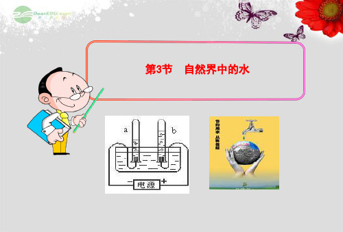 九年级化学全册-第二章-第3节-自然界中的水教学课件-沪教版