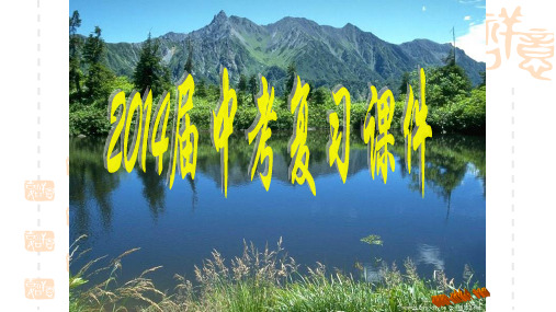 中考数学复习课件 1.2整式与因式分解