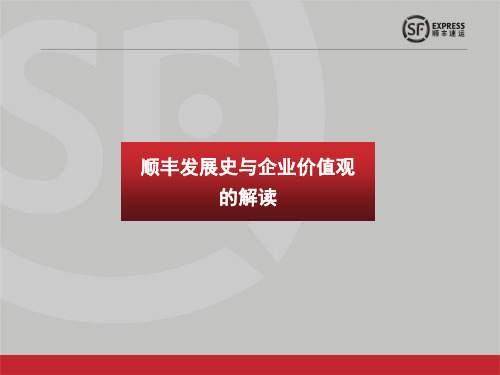 某快递发展史企业价值观