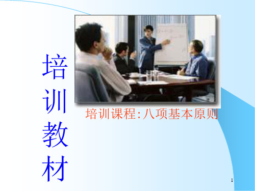 八项基本原则ppt课件