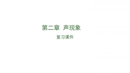2017年江西中考数学复习课件：第二章  声现象 (共37张PPT)