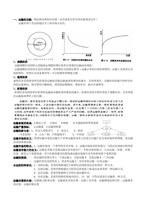 运输与配送