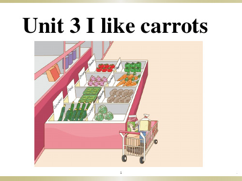 小学英语译林版(一年级起点)一年级下册Unit 3 I like carrots 课件 2