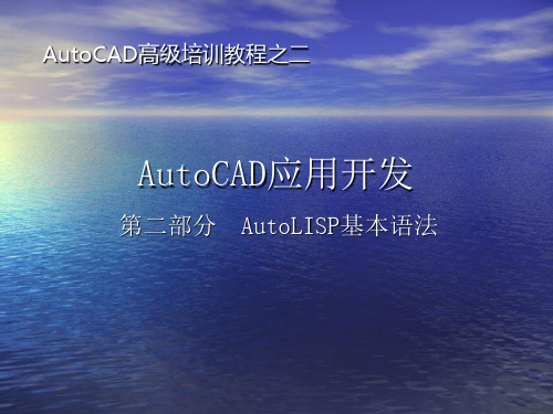 AutoCAD基本语法.ppt