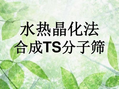 水热晶化法