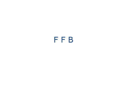 FFB话术参考