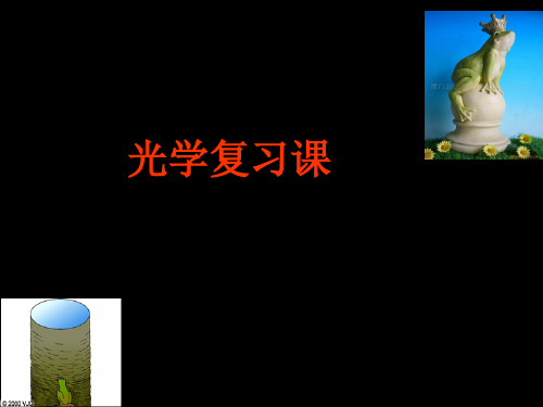 浙教版科学七年级下册 第二章 对环境的察觉——《光学复习课》课件