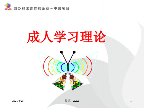 成人学习理论PPT课件