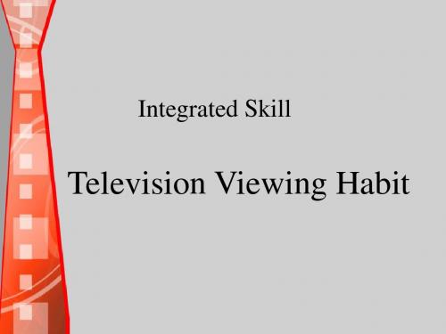牛津版英语九年级上册 unit4 TV Programmes--integrated skills(ppt)