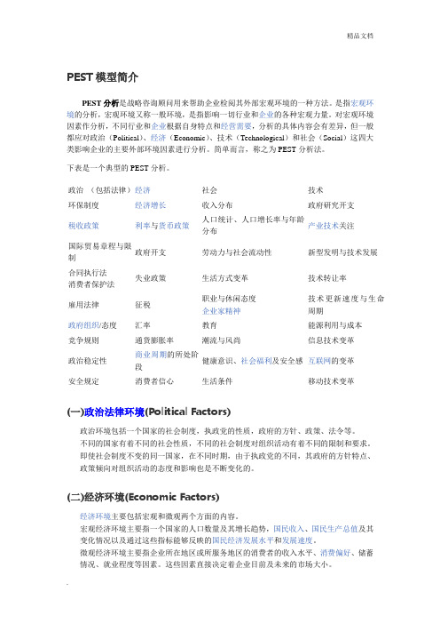 pest分析法