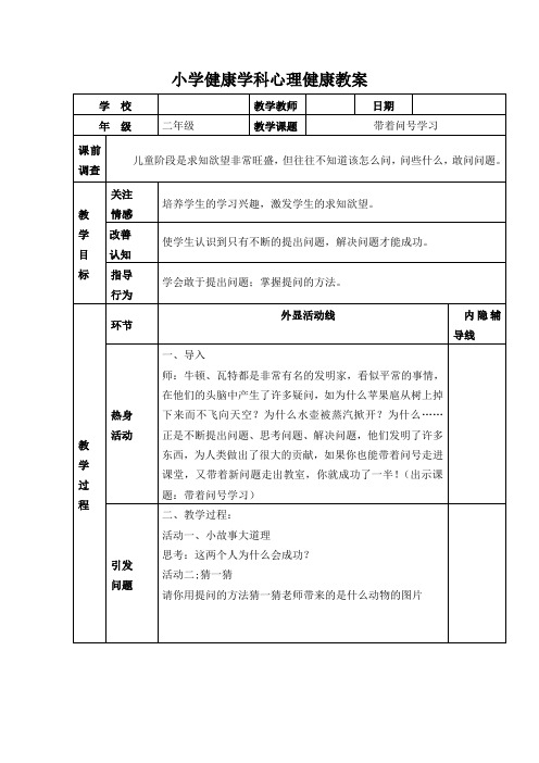 带着问号学习