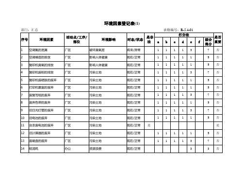 公司环境因素1