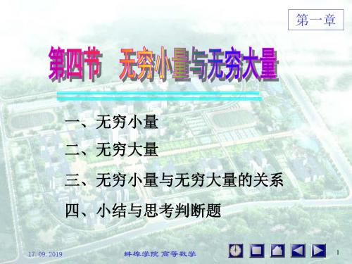 1-4无穷小与无穷大-15页PPT精品文档