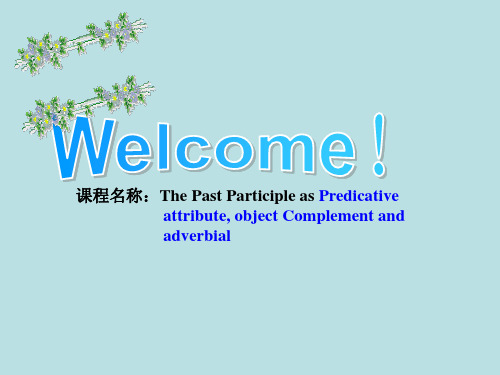 人教高中英语必修5Unit5Learning about Language 课件